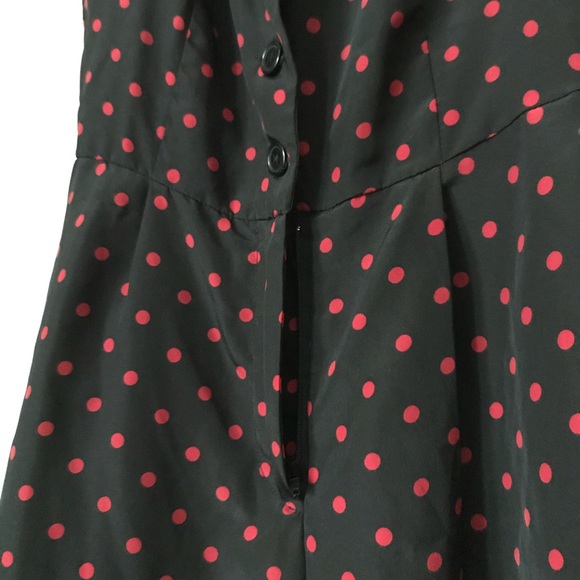 Urban Outfitters Polka Dot Collared Romper - Picture 3 of 5